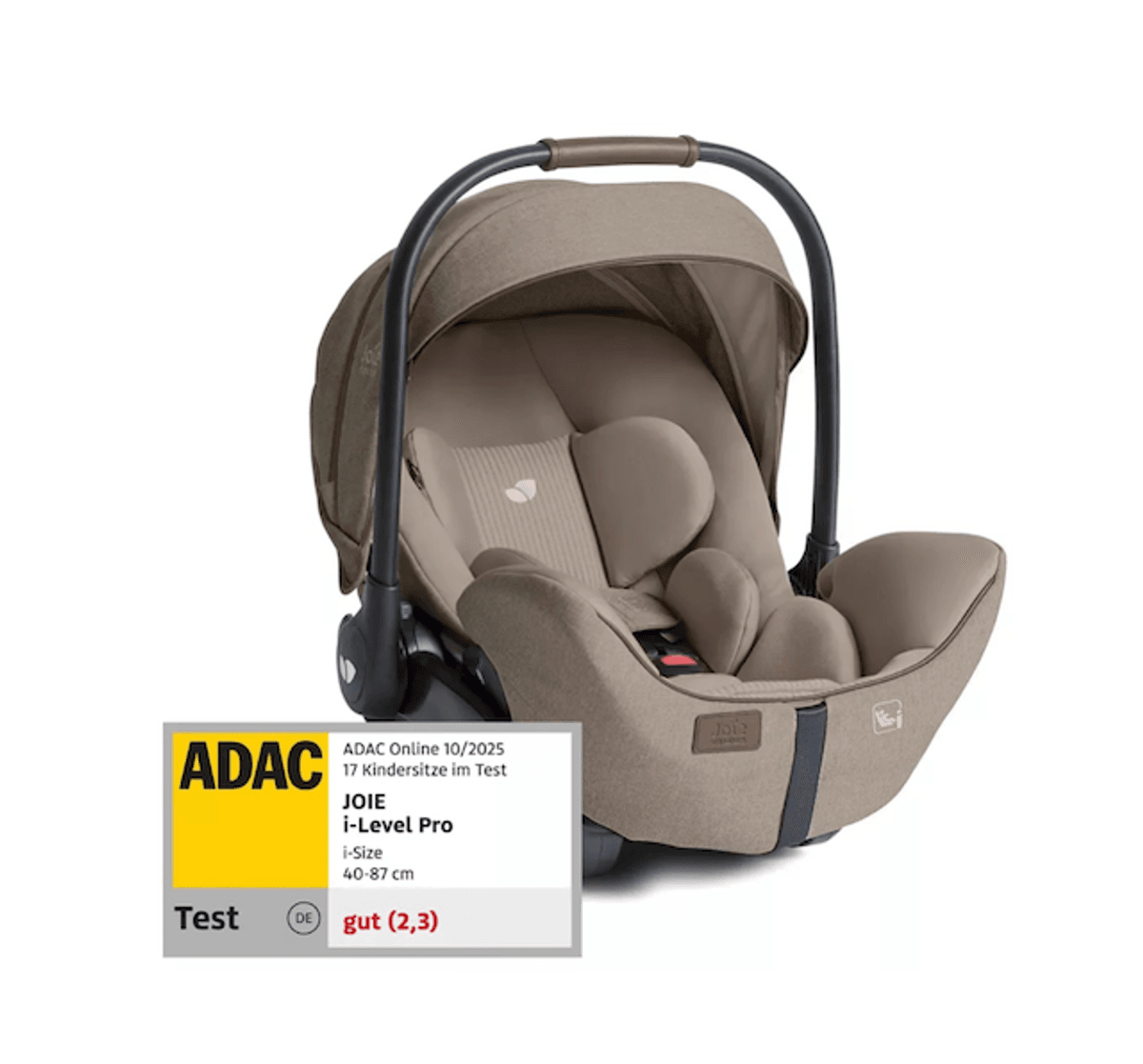 Joie Signature | Vinca Kombivogn + I-Level Pro bilstol & Base 360 | Sandstone