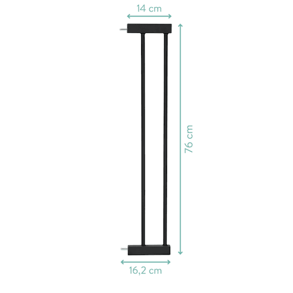 Hovedbilde Fillikid | Forlenger til Fillikd sikkerhetsgrind 14 cm | Black