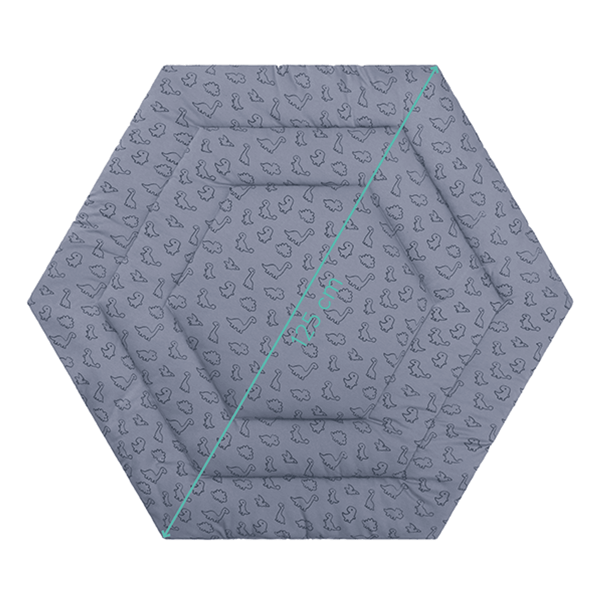 Fillikid | Sekskantet Leketeppe | Dino Blue