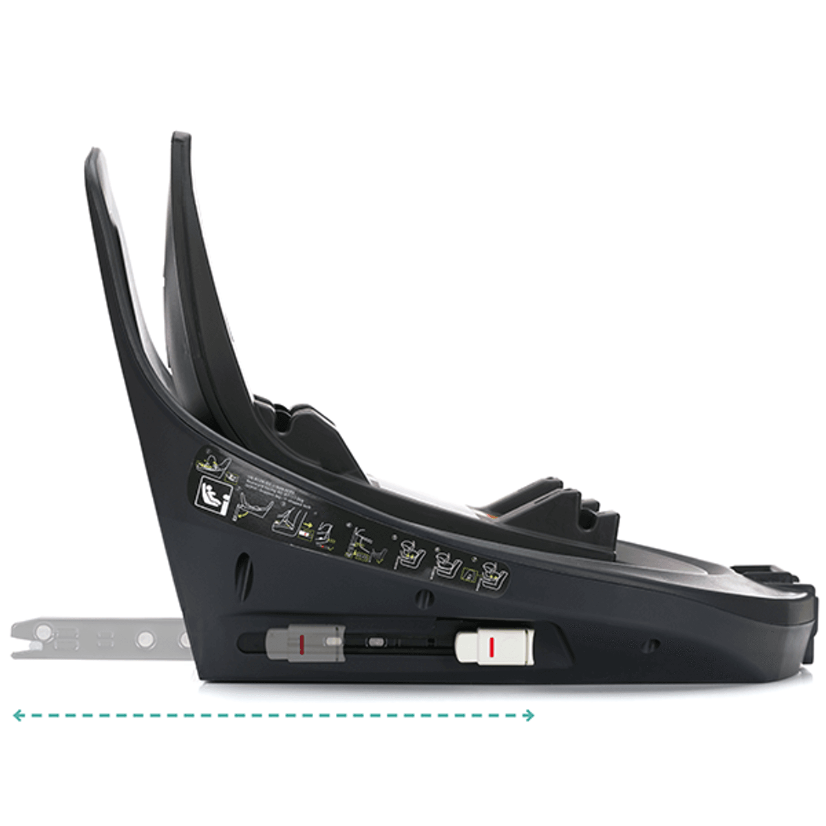 Fillikid | Noa Bilstol og Base | 0-13 kg | Forest Green