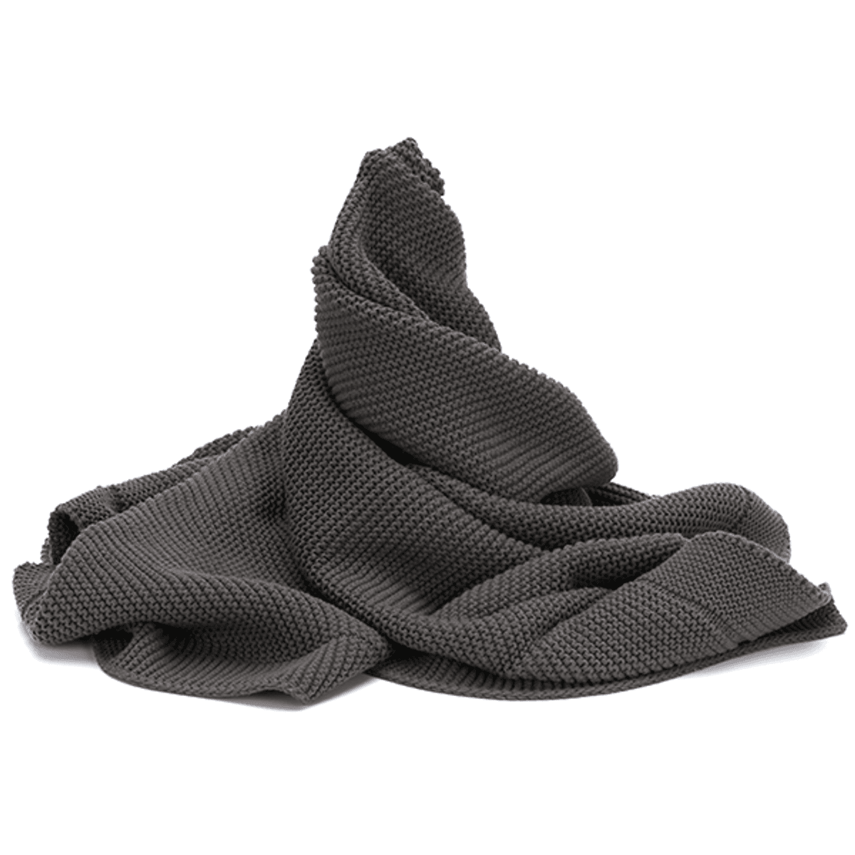 Fillikid | Strikket babyteppe | 80 x 100 cm | Grey