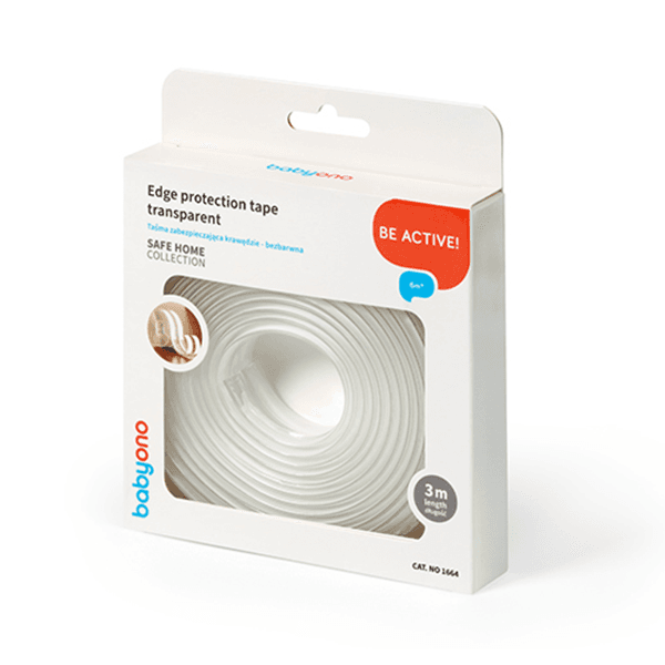 Hovedbilde Babyono | Kantbeskytter i klar silikon | 3 meter