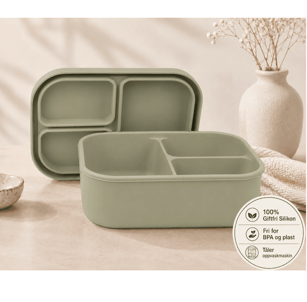 Hovedbilde Troller Kids | Sillikon Matboks | Oliven