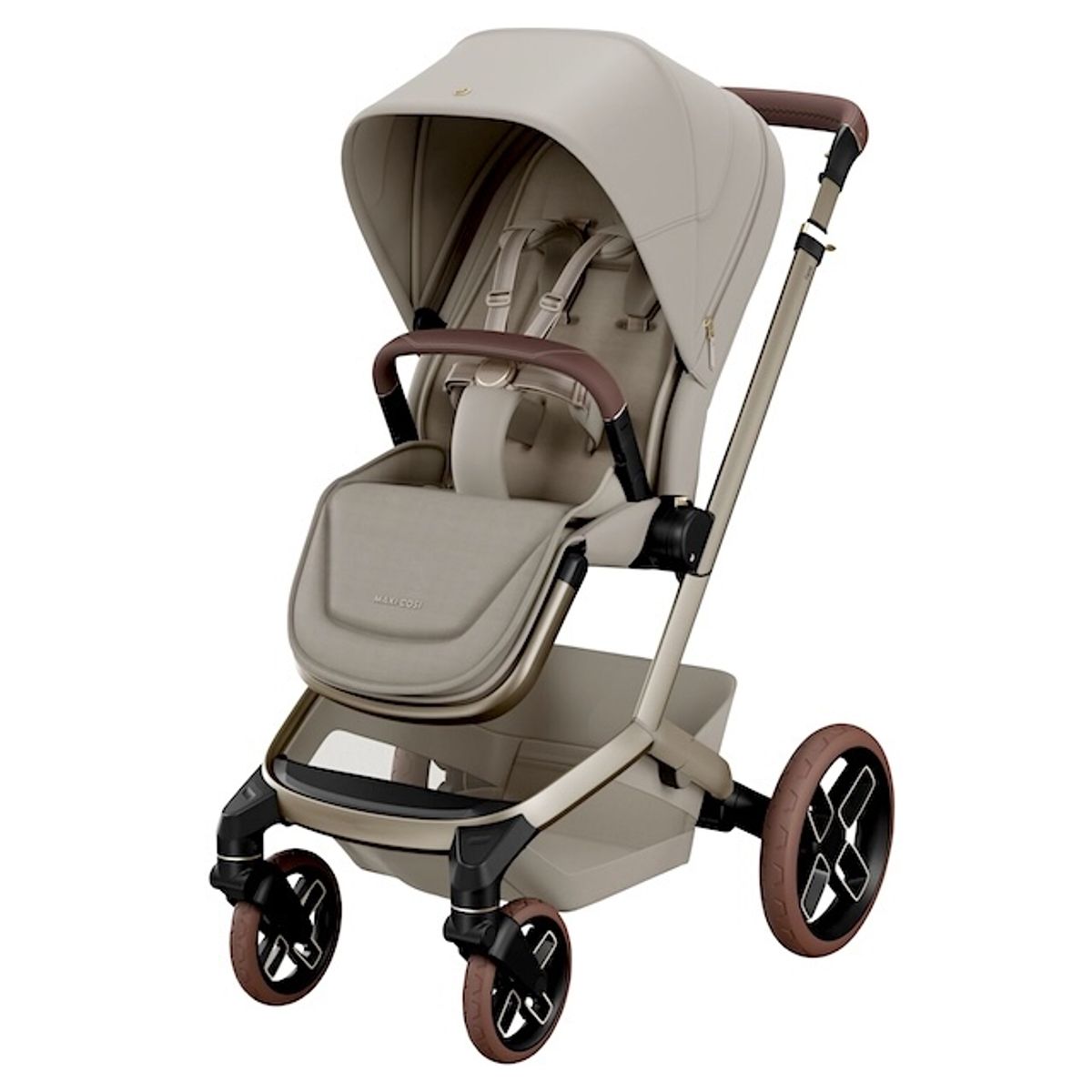  Maxi-Cosi | Fame V2 Vogn + Pebble Slide Pro Bilstol og Base | Sapphire Sand / Black