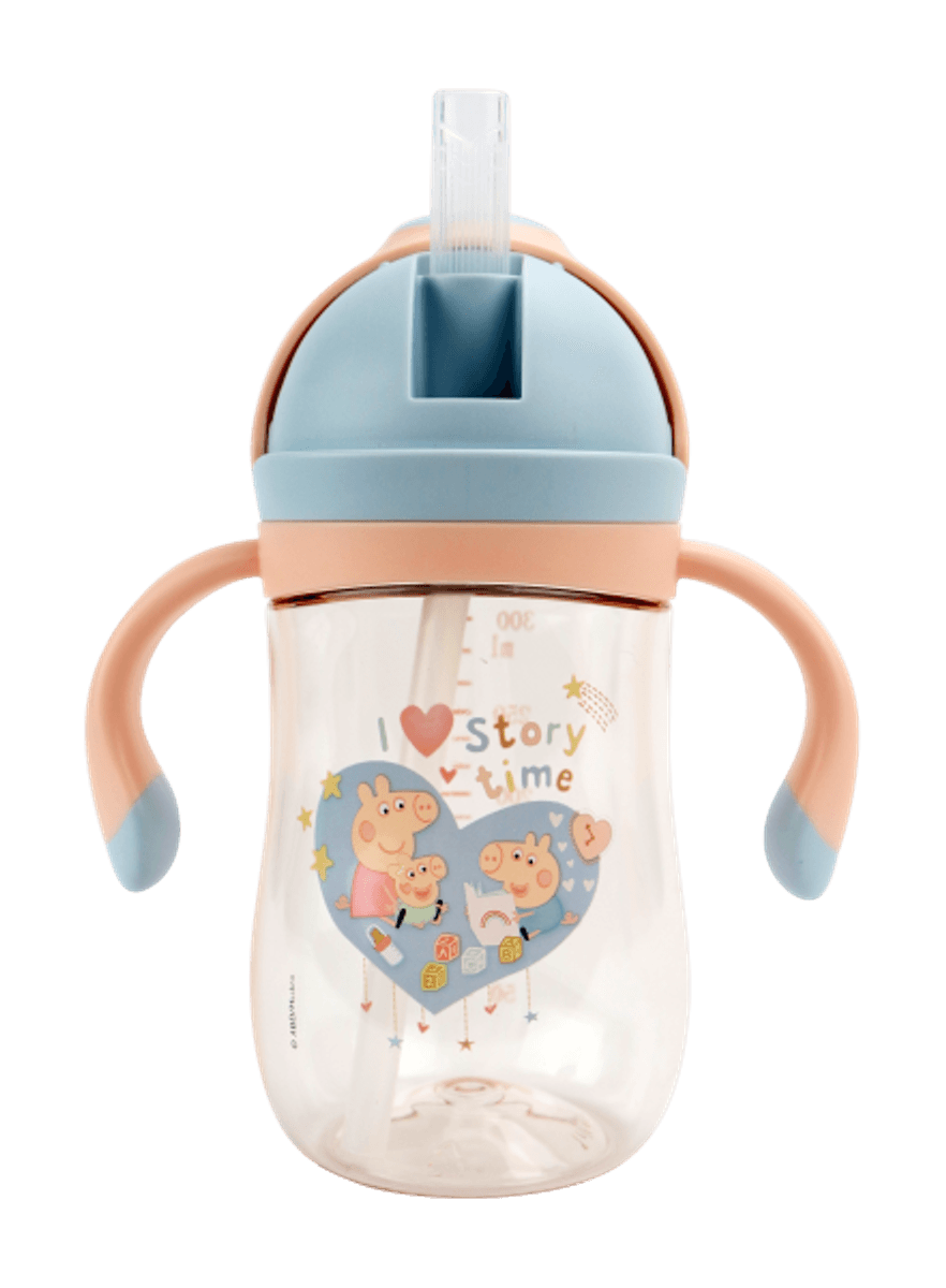 Peppa Pig | Evie Sugerørskopp | 240 ml | Rosa