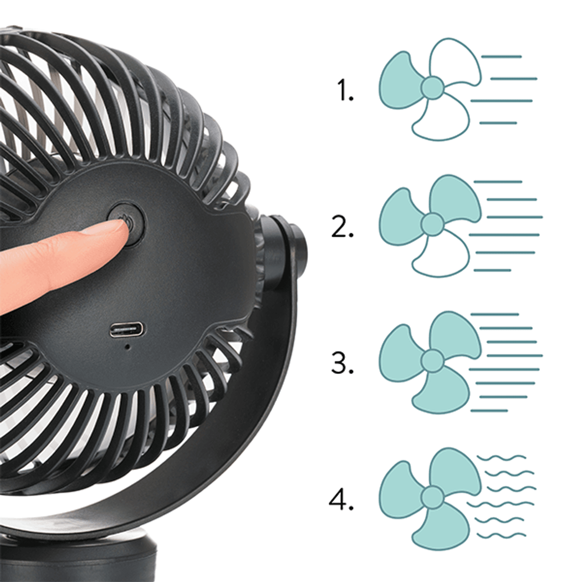 Fillikid | Vognvifte Breeze | Black