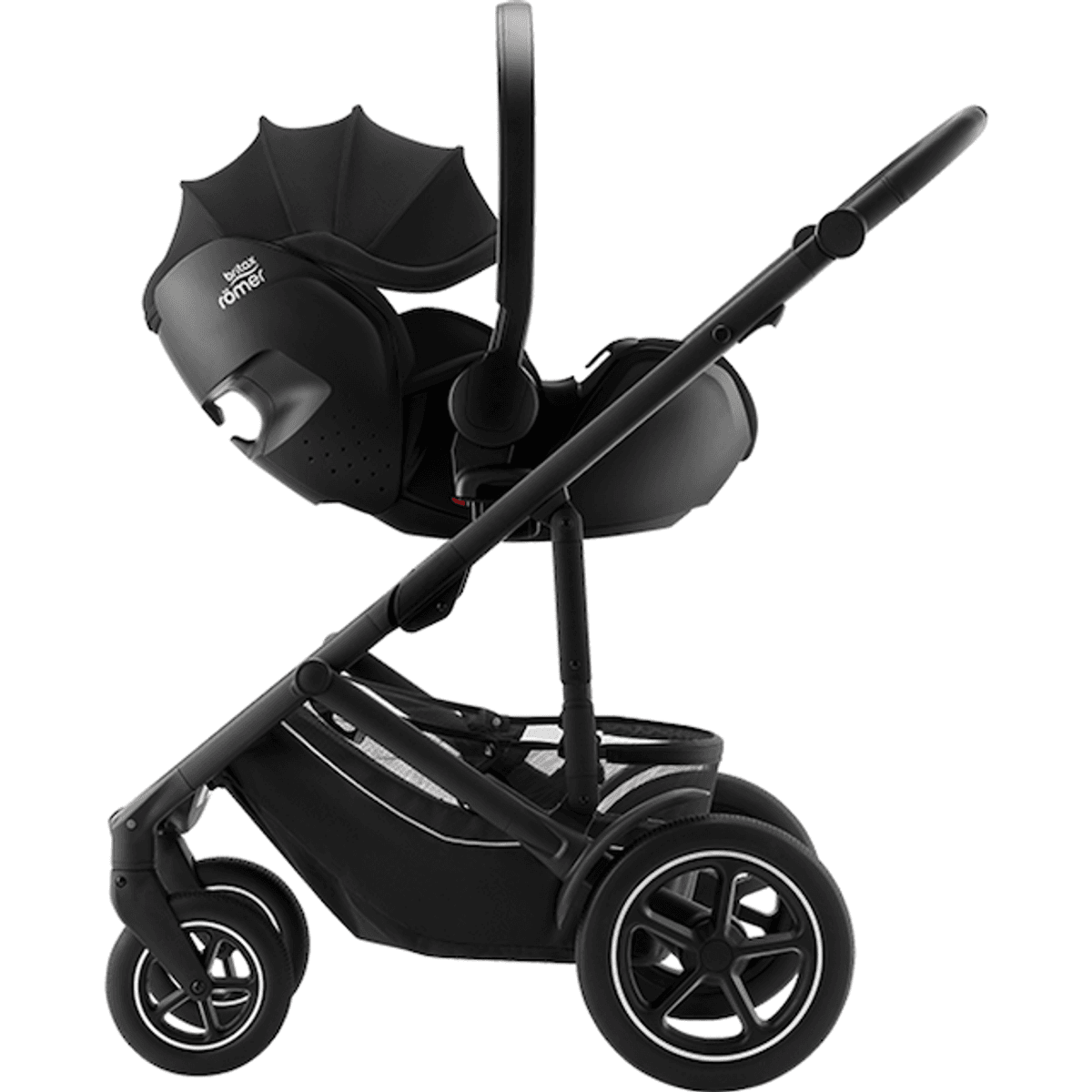 Britax | Smile 5Z Kombivogn + BABY-SAFE Pro Bilstol & Base | Black and Green 