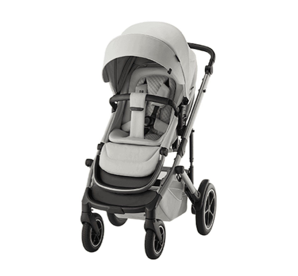 Britax | Smile 5Z LUX Kombivogn + BABY-SAFE Pro Bilstol & Base | Grey and Pink