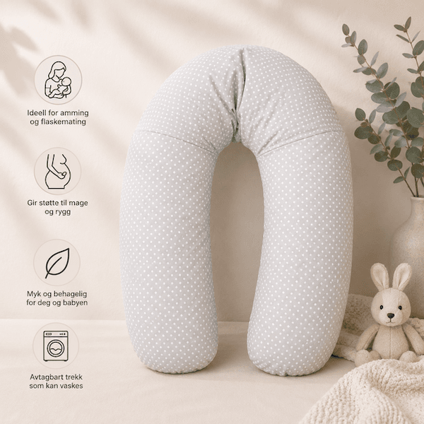Hovedbilde Fillikid | Gravid & Ammepute | 190 cm | Dots small grey