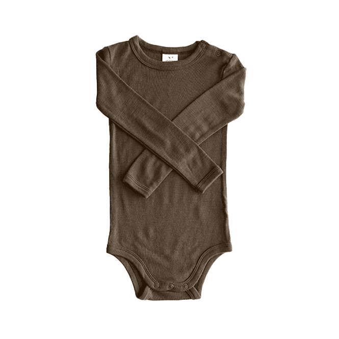 Hovedbilde Rondane | Body | Langermet | Ull | Forest Brown