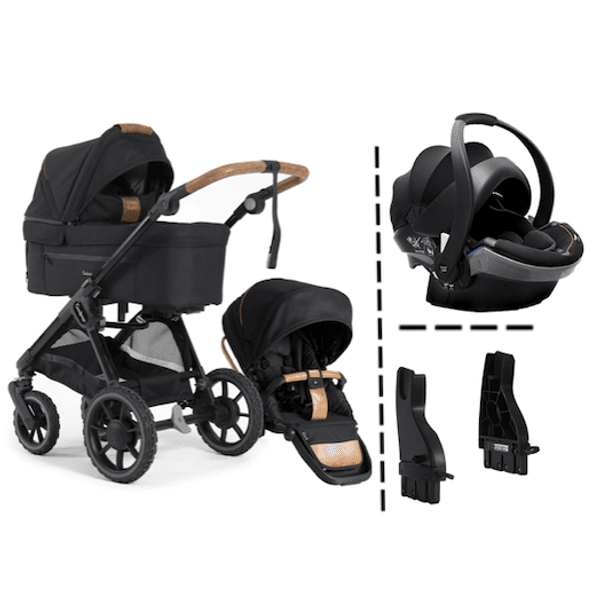 Hovedbilde Emmaljunga 2025 | Sento Kombi + Bilstol Pakke | Ergo+  Outdoor Black