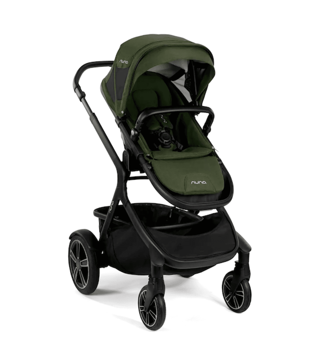 Nuna | Demi Grow Kombivogn og Arra Next bilstol og base | Everygreen