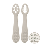 Hovedbilde Troller Kids | Første Silikonskje 2pk. | Beige