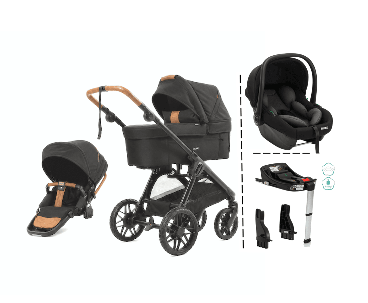 Emmaljunga 26 | Sento Pro Kombi + Fillikid Bilstolpakke | Ergo+ Outdoor Trek