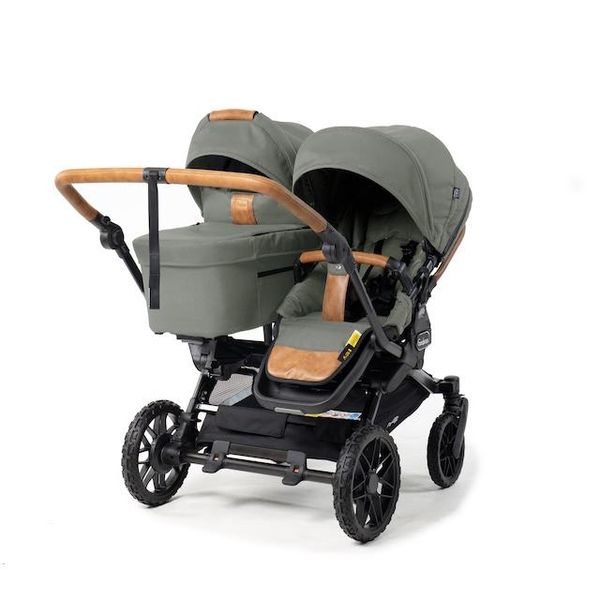 Hovedbilde Emmaljunga 2027 | Double Sento Liggedel+ og Ergo sittedel+ | Outdoor Green