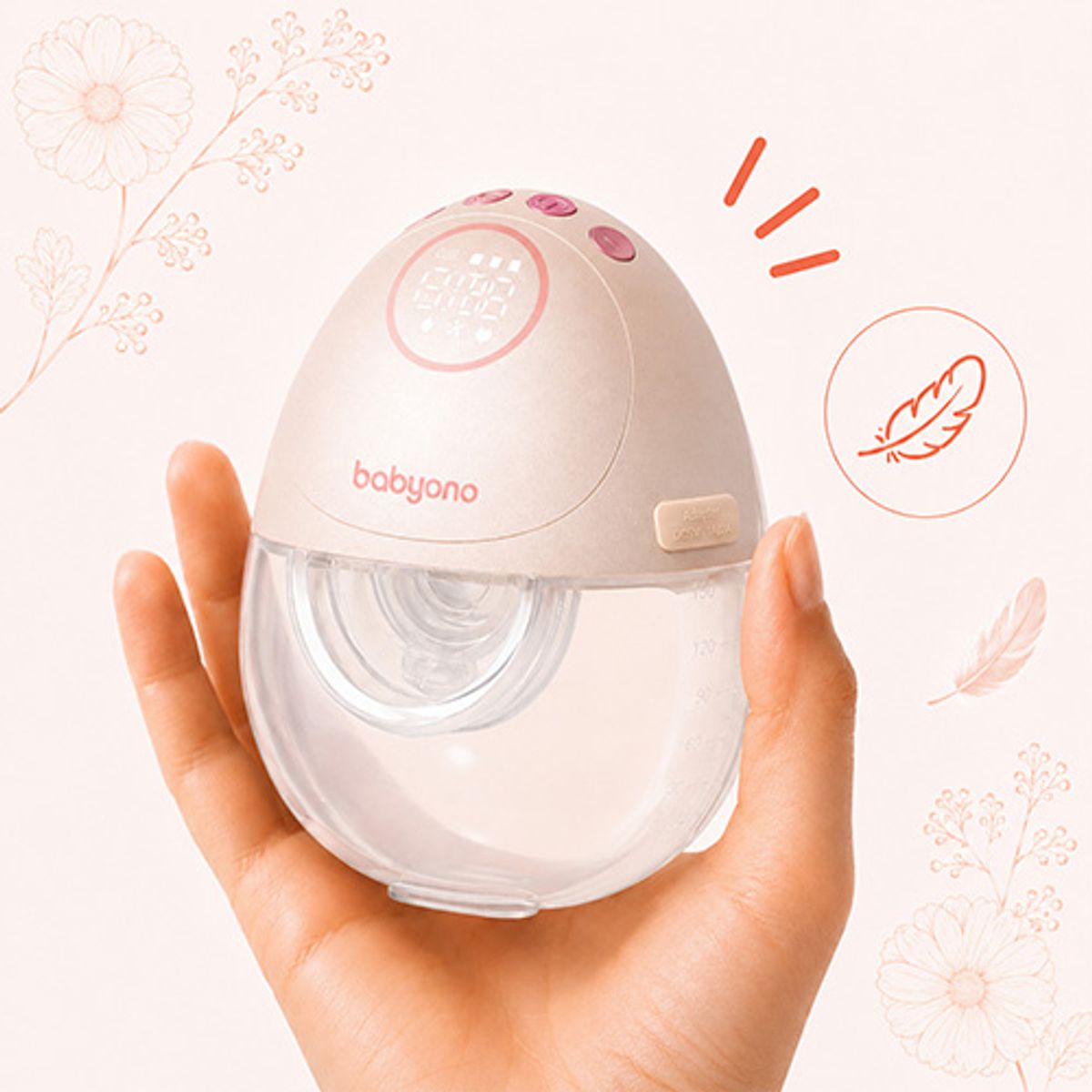 Babyono | Elektrisk brystpumpe | Venus