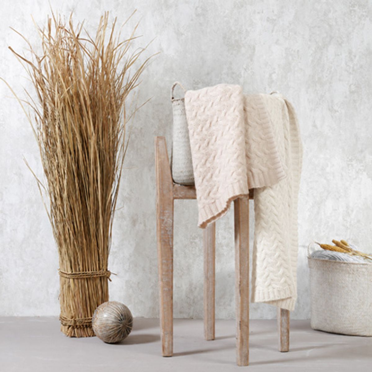 Babyono | Babyteppe i merinoull | Ecru