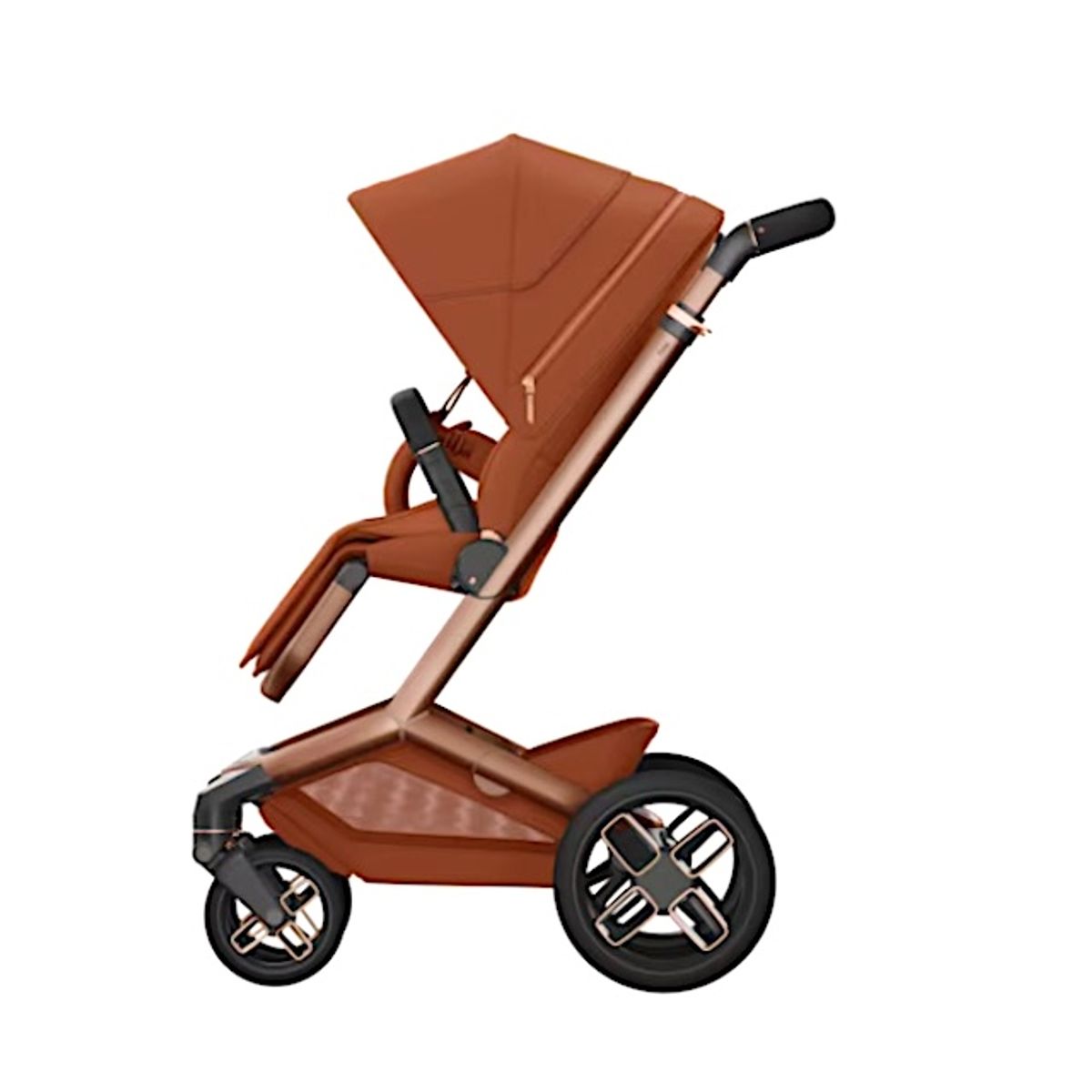 Maxi-Cosi | Fame V2 Vogn + Pebble Slide Pro Bilstol og Base | Copper Terra