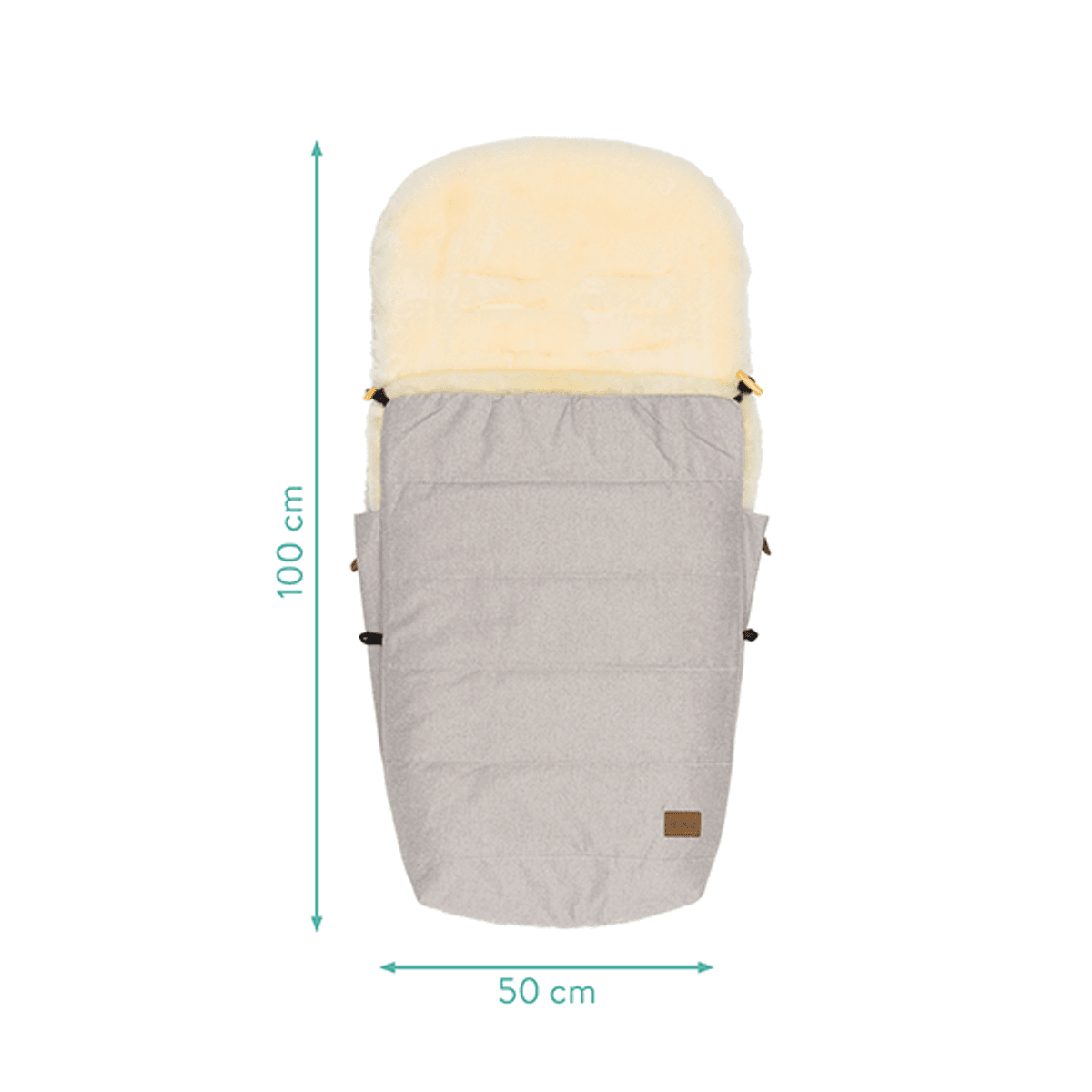 Fillikid | Bernina Lammeskinnpose | Champagne