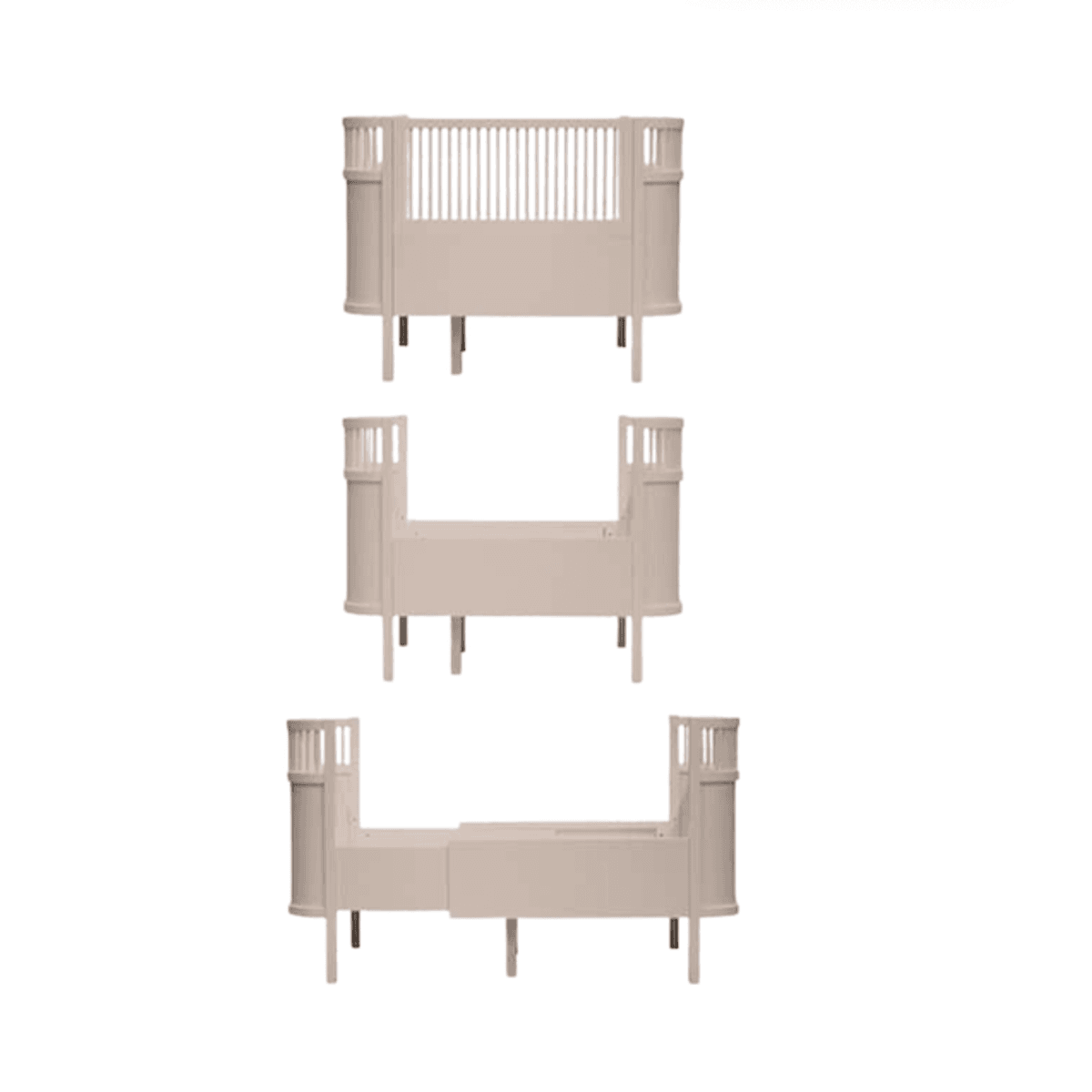 Sebra | Seng Baby & Jr. + Stellekomode | Jetty Beige