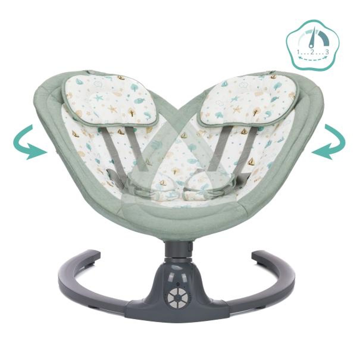 Fillikid | Elektrisk vippestol Stella | Green