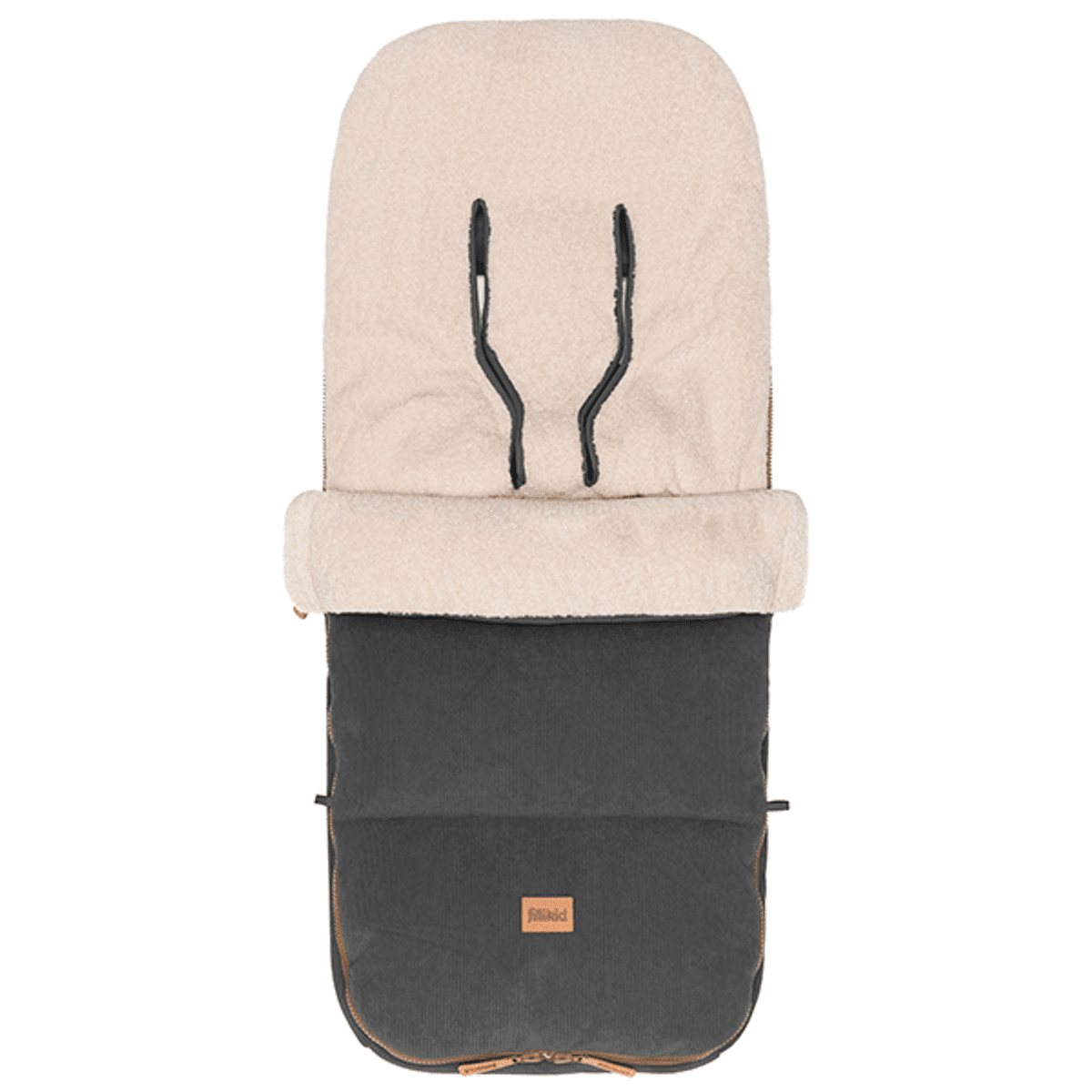 Fillikid | Vinterpose Kinley Cord grey | Teddy fôr