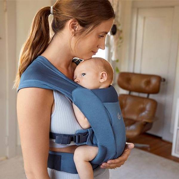 Hovedbilde Ergobaby | Bæresele Embrace Soft Air Mesh | Blue