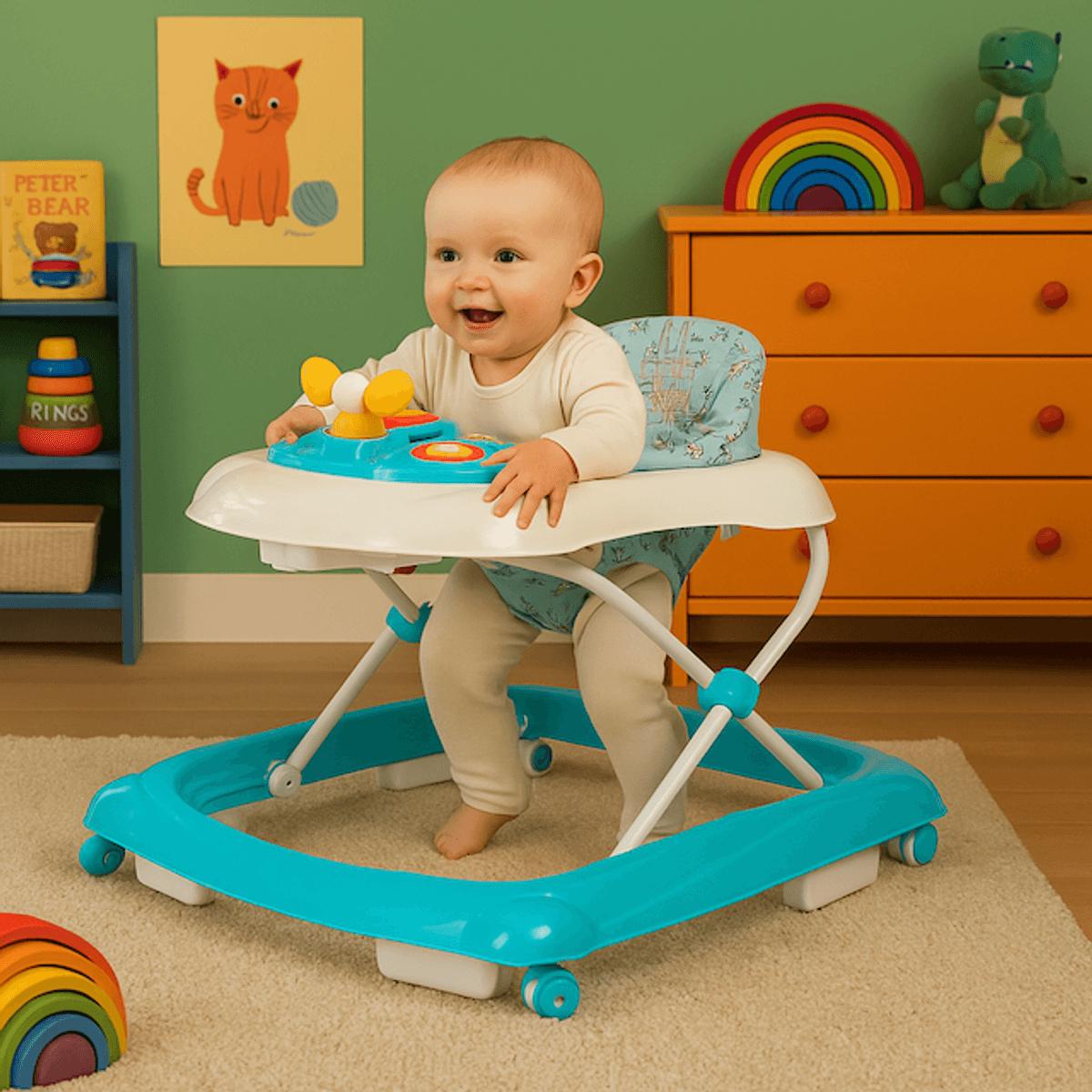 Troller | Gåstol Turkis 