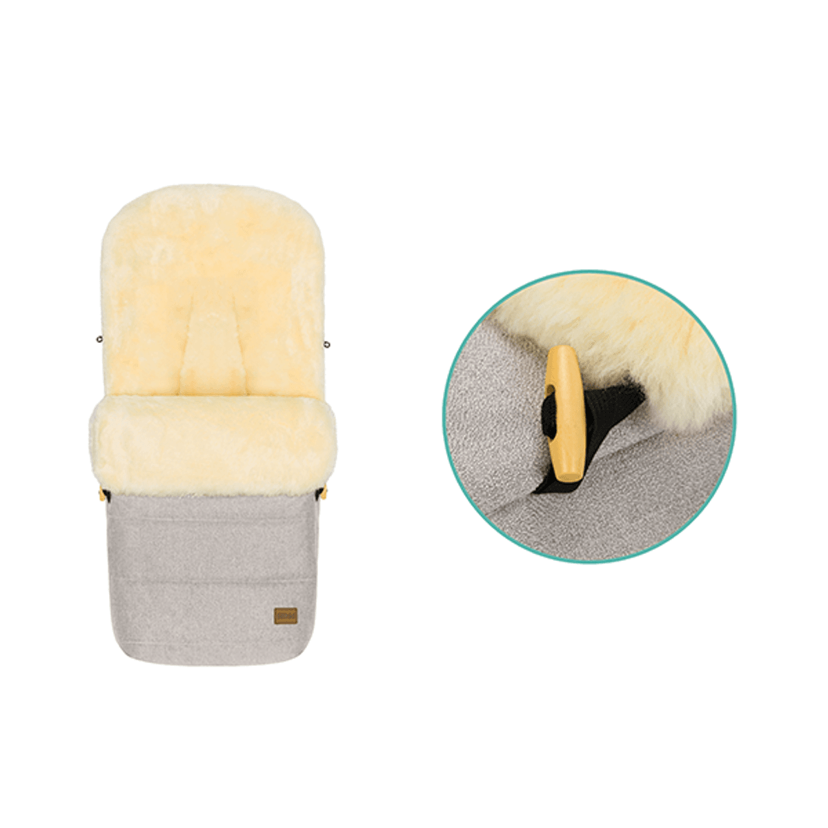 Fillikid | Bernina Lammeskinnpose | Champagne