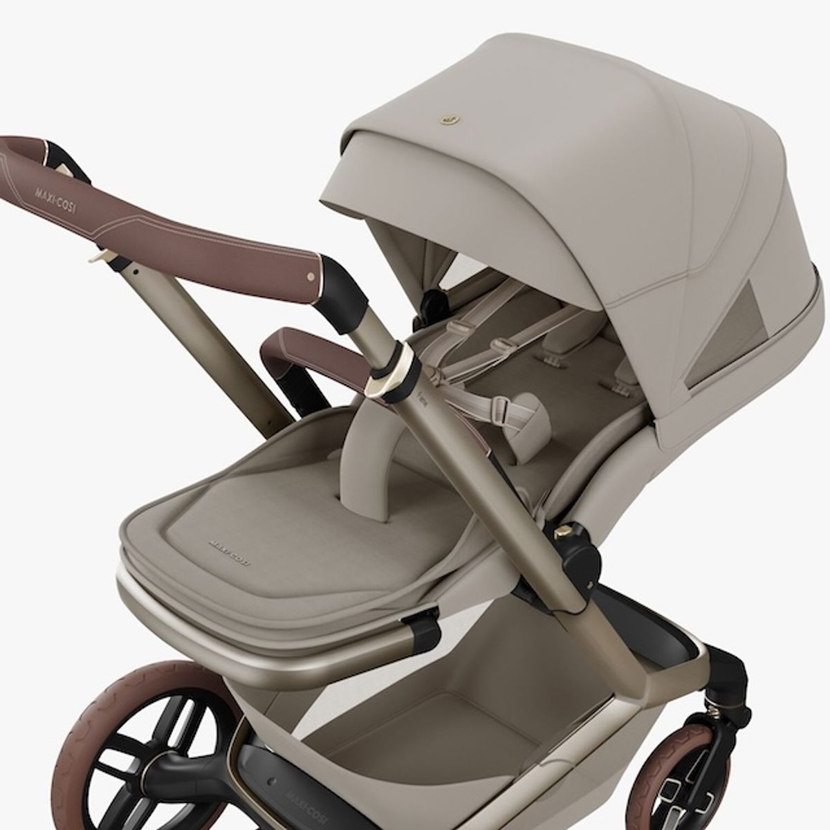  Maxi-Cosi | Fame V2 Vogn + Pebble Slide Pro Bilstol og Base | Sapphire Sand / Black