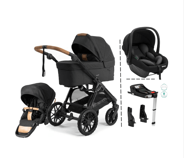 Hovedbilde Emmaljunga 2027 | Sento Pro Kombi Ergo + Fillikid Bilstolpakke | Outdoor Black
